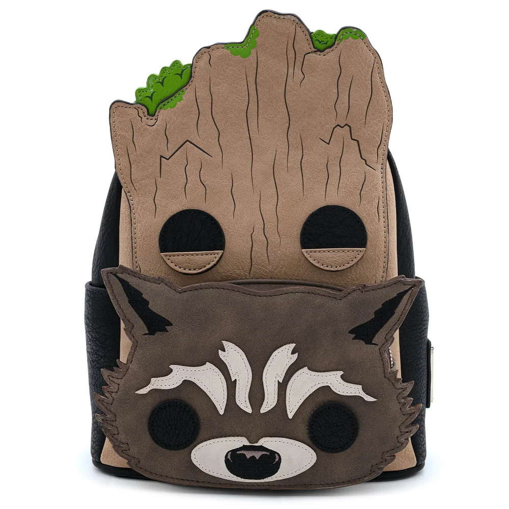 Loungefly Pop By Marvel Groot And Rocket Mini Backpack Afbeelding 1