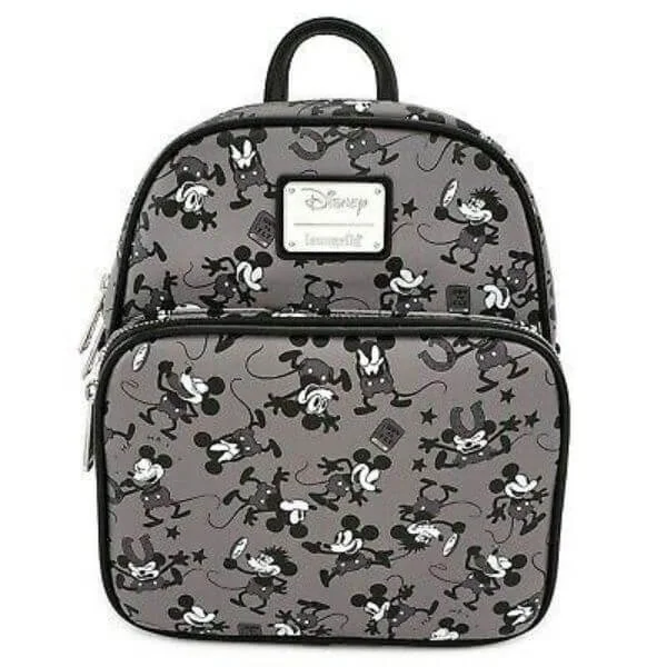 Loungefly Disney Mickey Mouse Kunstleren Mini Rugzak Afbeelding 1