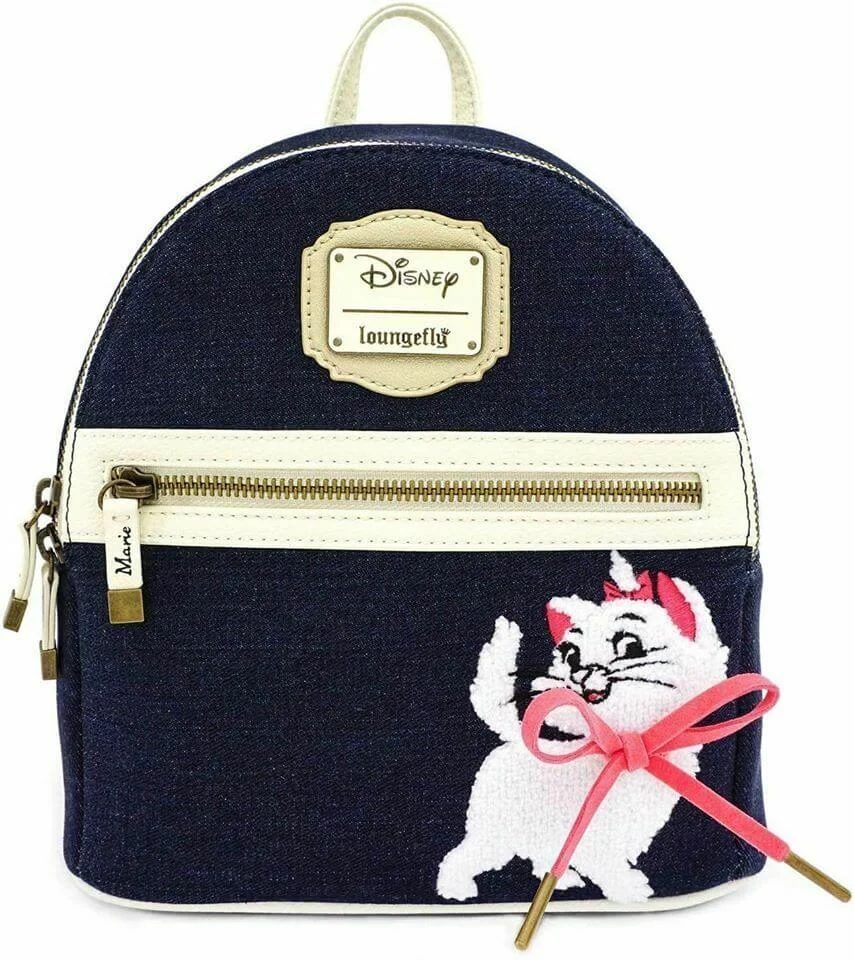 Loungefly Disney Marie Denim Mini-rugzak Afbeelding 1