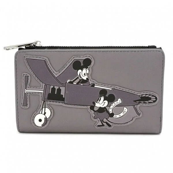 Loungefly Disney Mickey Mouse Kunstleren Flap Portemonnee Afbeelding 1