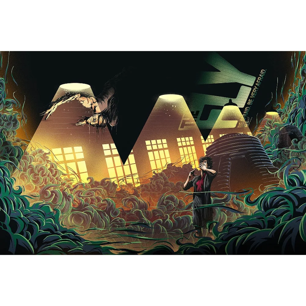 The Fly Limited Edition Fine Art Giclee Print - Zavvi Exclusive Afbeelding 1