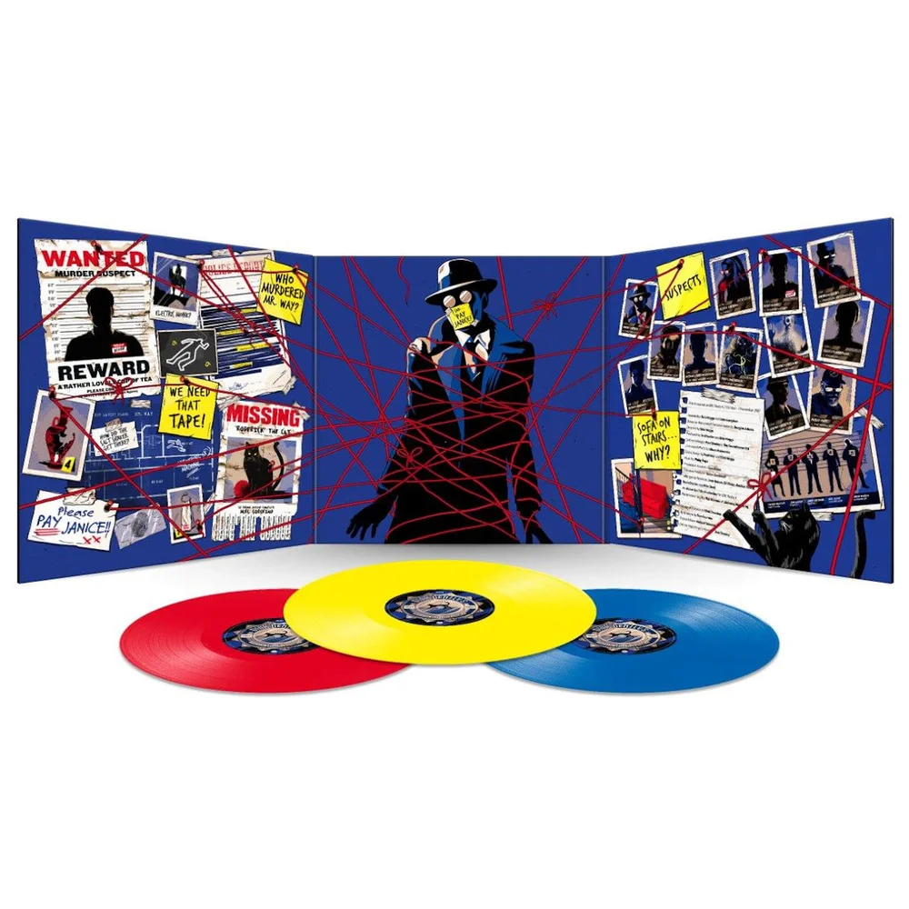Dirk Gently's Holistic Detective Agency (140g Hollistic Rood, Geel en Blauw Vinyl) Afbeelding 1