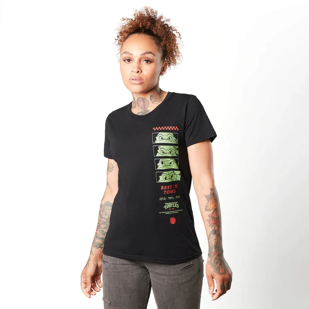 Teenage Mutant Ninja Turtles Fearsome Fighting Team Women's T-Shirt - Zwart - XS Afbeelding 1