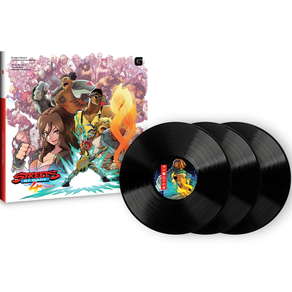 Brave Wave - Streets of Rage 4 - The Definitive Soundtrack Vinyl 3LP Afbeelding 1