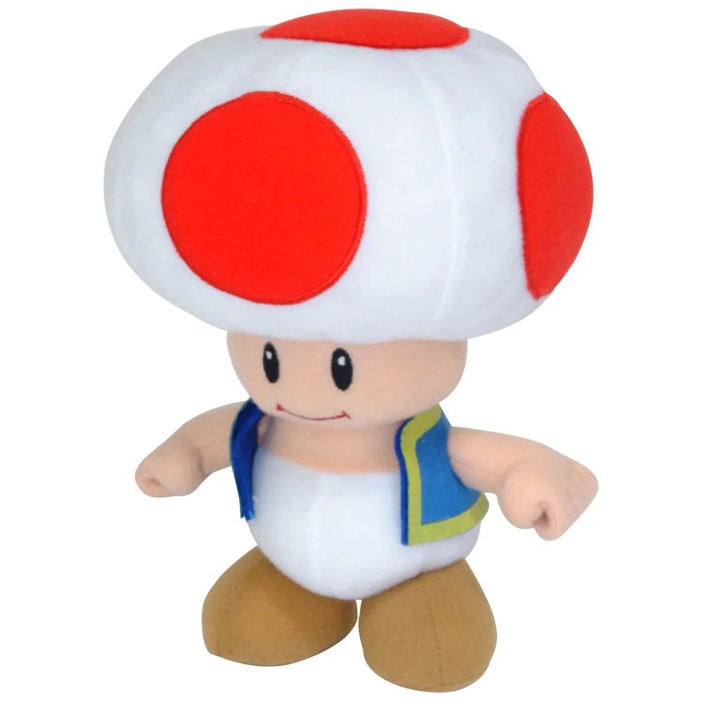 Nintendo Super Mario - Toad Plush 20cm Afbeelding 1