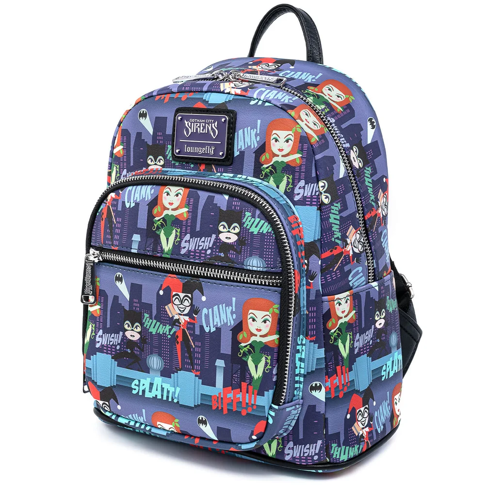 Loungefly Dc Comics Dames van Dc Aop Mini Rugzak Afbeelding 1