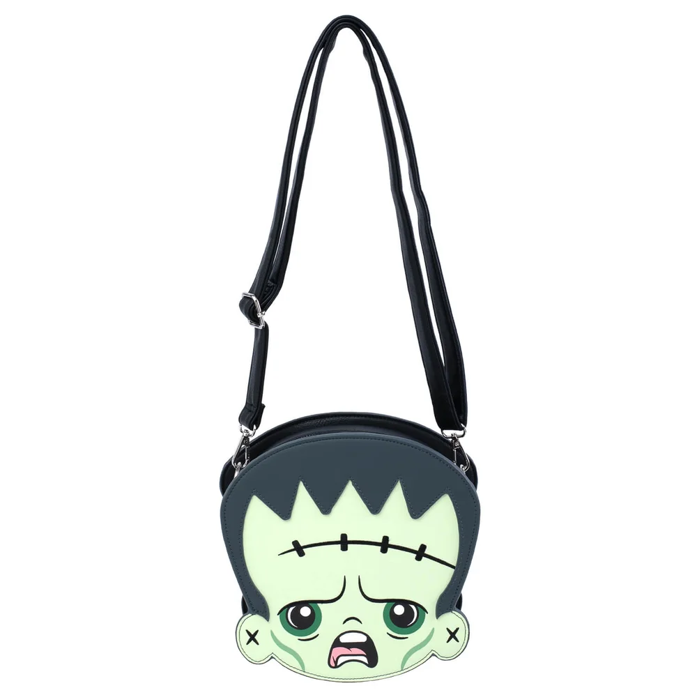 Loungefly Universal Monsters Frankie & Bride 2-zijdige Crossbody Tas Afbeelding 1