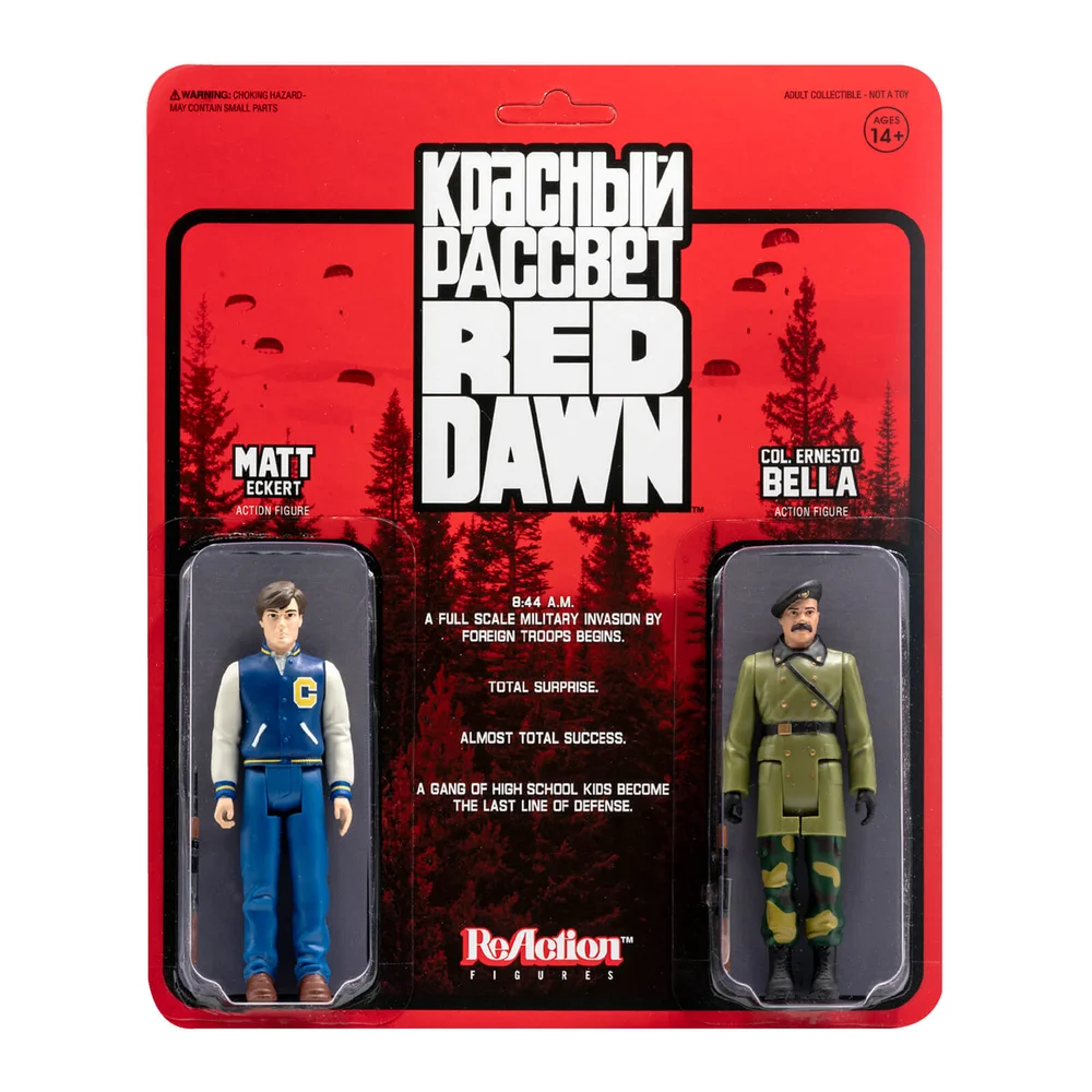 Super7 Red Dawn ReAction 2-Pack - Matt en Bella Actiefiguur Afbeelding 1