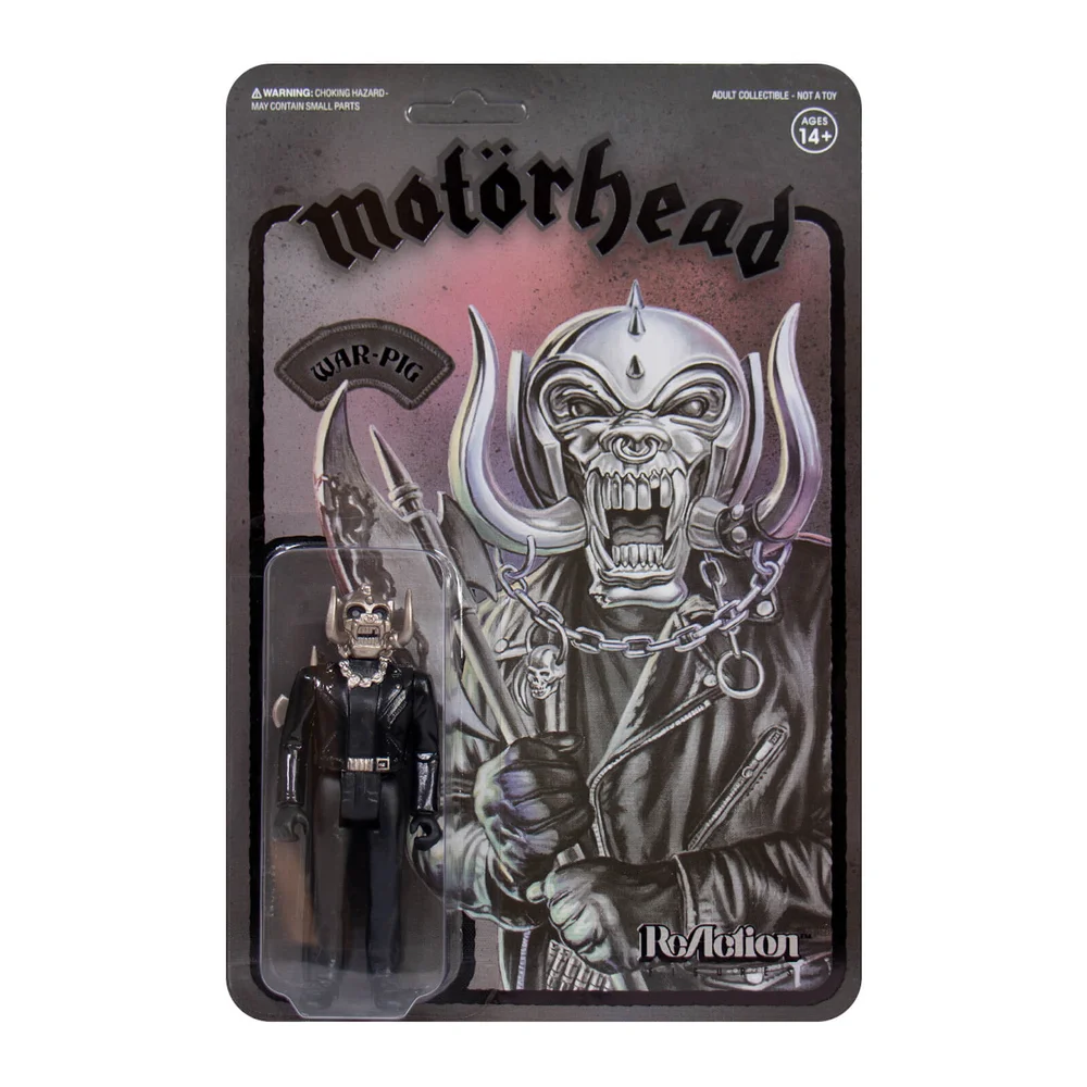 Super7 Motorhead Warpig ReActiefiguur (Black Series) Actiefiguur Afbeelding 1