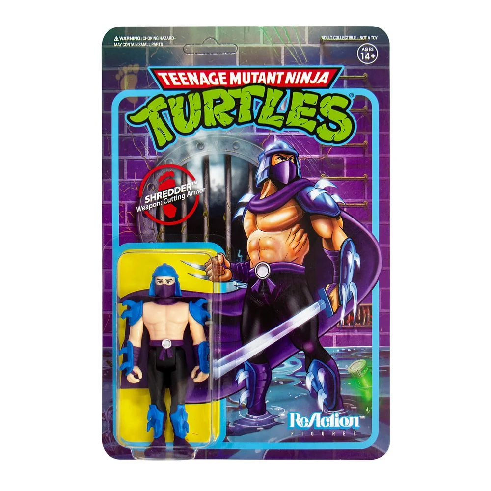 Super7 Teenage Mutant Ninja Turtles ReActiefiguur - Shredder Actiefiguur Afbeelding 1