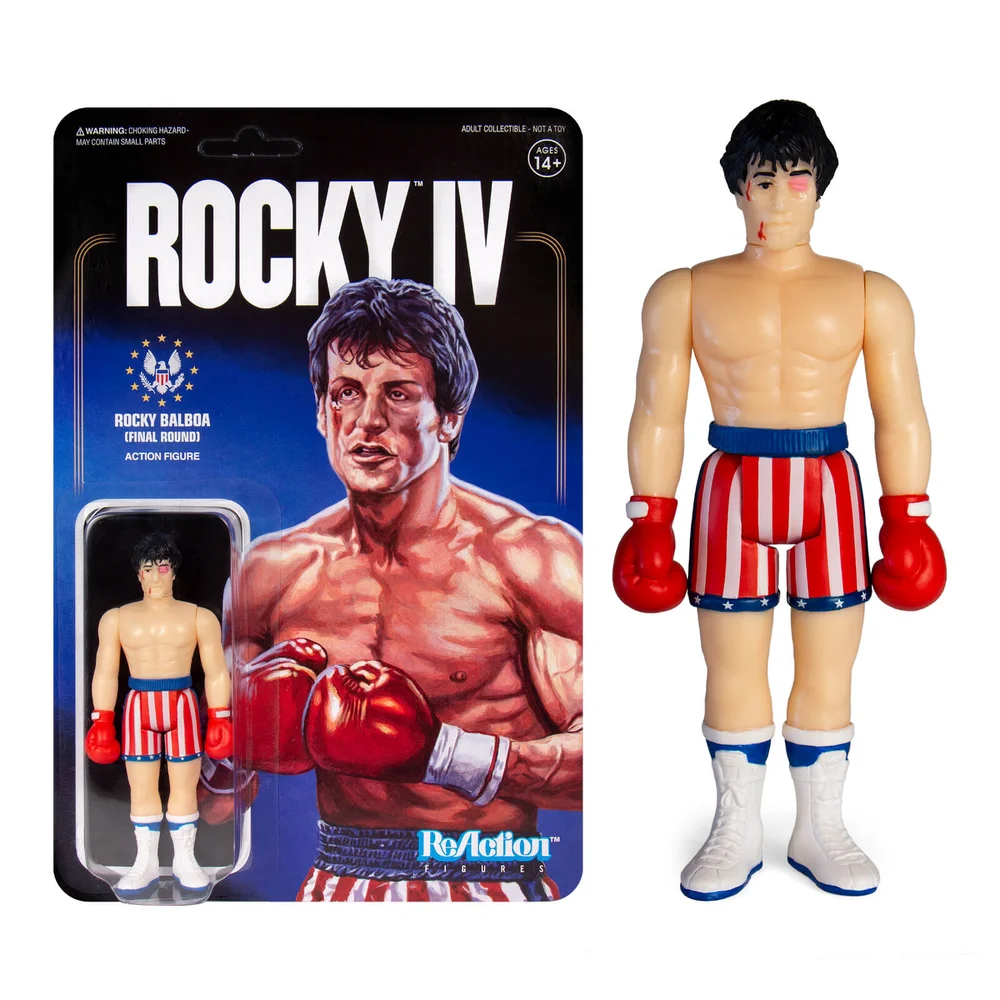 Super7 Rocky ReAction Figure - Rocky (Beat-Up) Action Figure Afbeelding 1