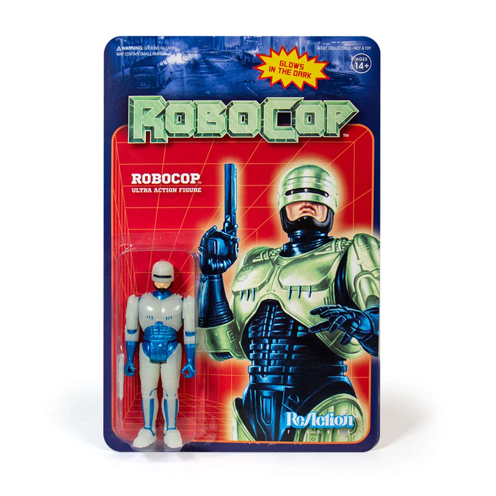 Super7 Robocop ReActiefiguur - Robocop (Glow In the Dark) Actiefiguur Afbeelding 1