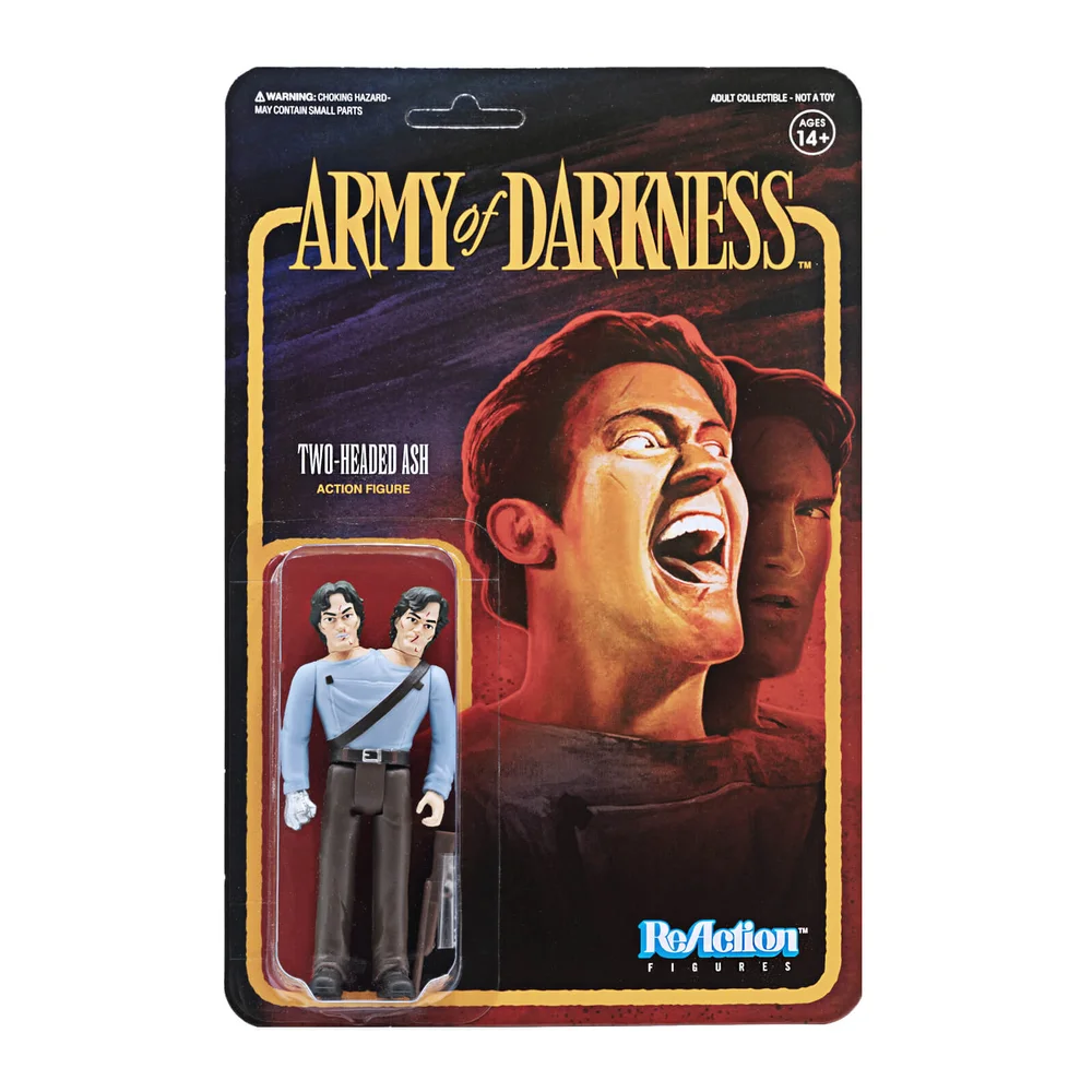 Super7 Army of Darkness ReActiefiguur - Tweekoppige Ash Afbeelding 1