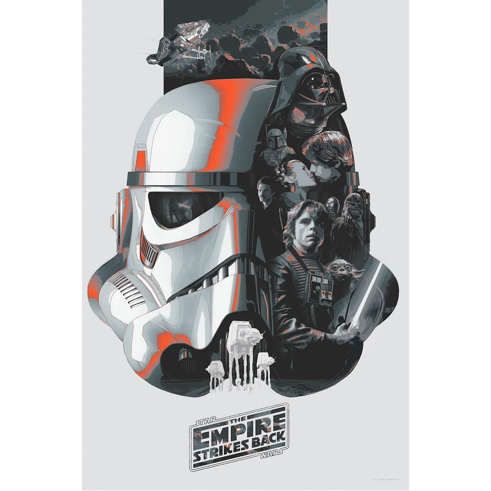 Star Wars: Empire Strikes Bank 'The Fifth' Lithograph by Devin Schoeffler Afbeelding 1