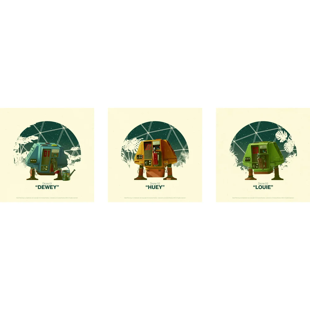 Silent Running Giclee (Set of 3) by Matt Ferguson Afbeelding 1