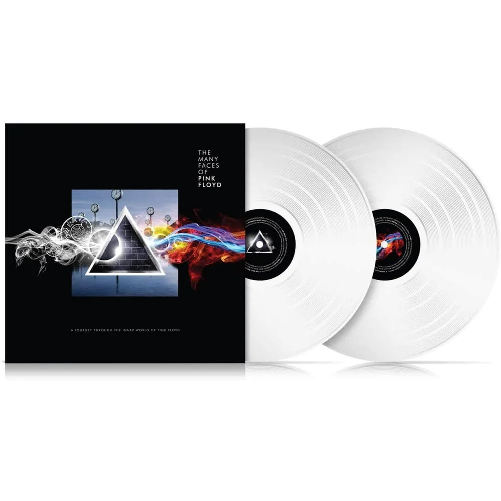 The Many Faces of Pink Floyd - Limited Edition Witte Dubbel LP Afbeelding 1