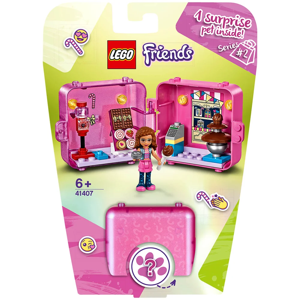 LEGO Vrienden: Olivia's Winkelen Play Cube Playset (41407) Afbeelding 1