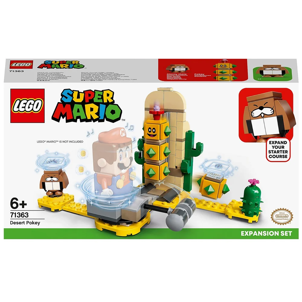 LEGO Super Mario Woestijn Pokey Uitbreidingsset (71363) Afbeelding 1