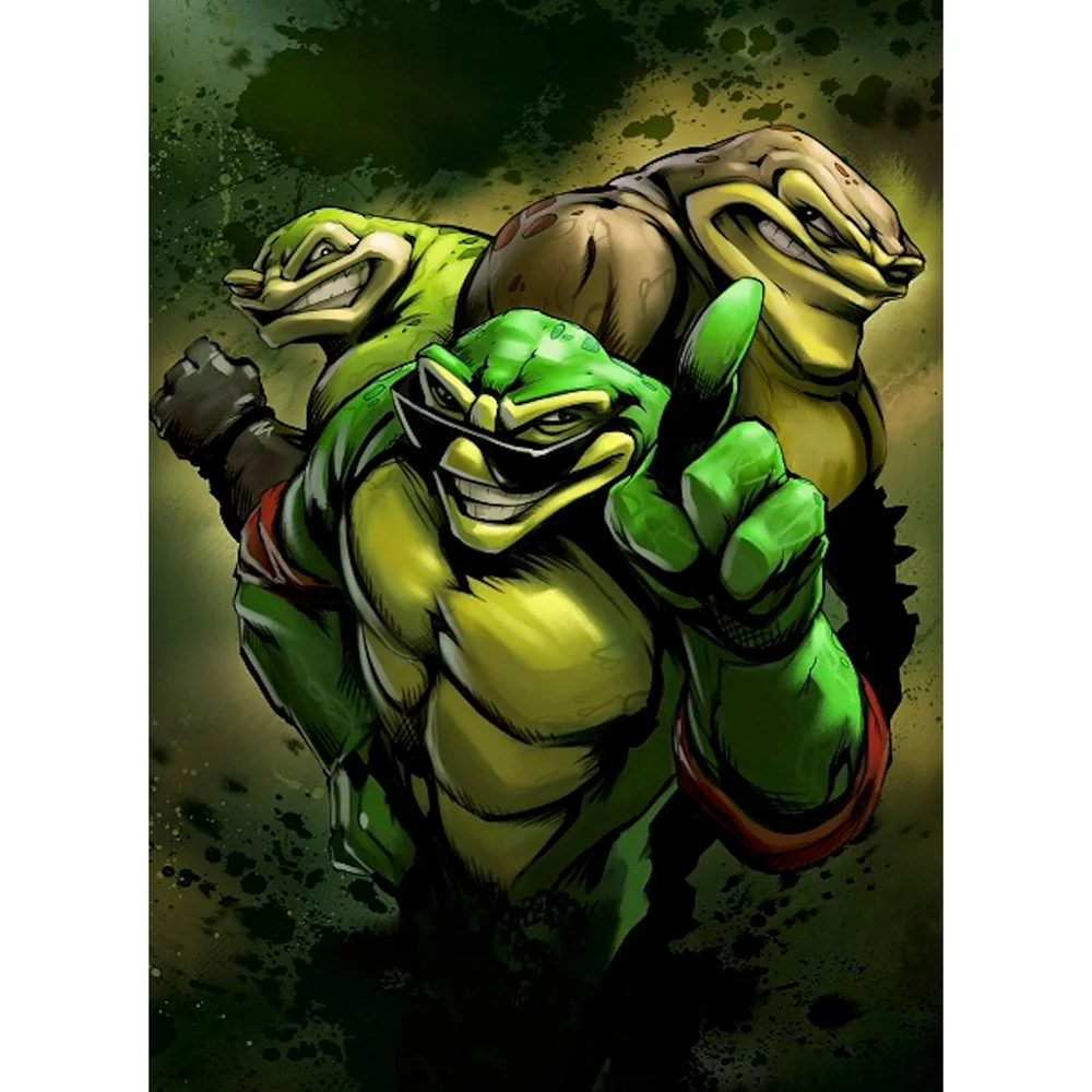 Battletoads Limited Edition Kunstdruk Afbeelding 1