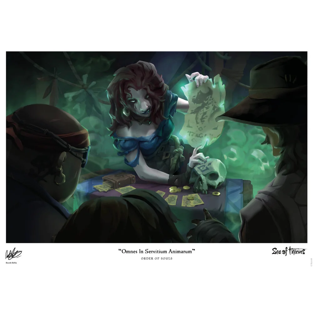 Sea of Thieves Limited Edition Kunstdruk - Orde van de zielen Afbeelding 1
