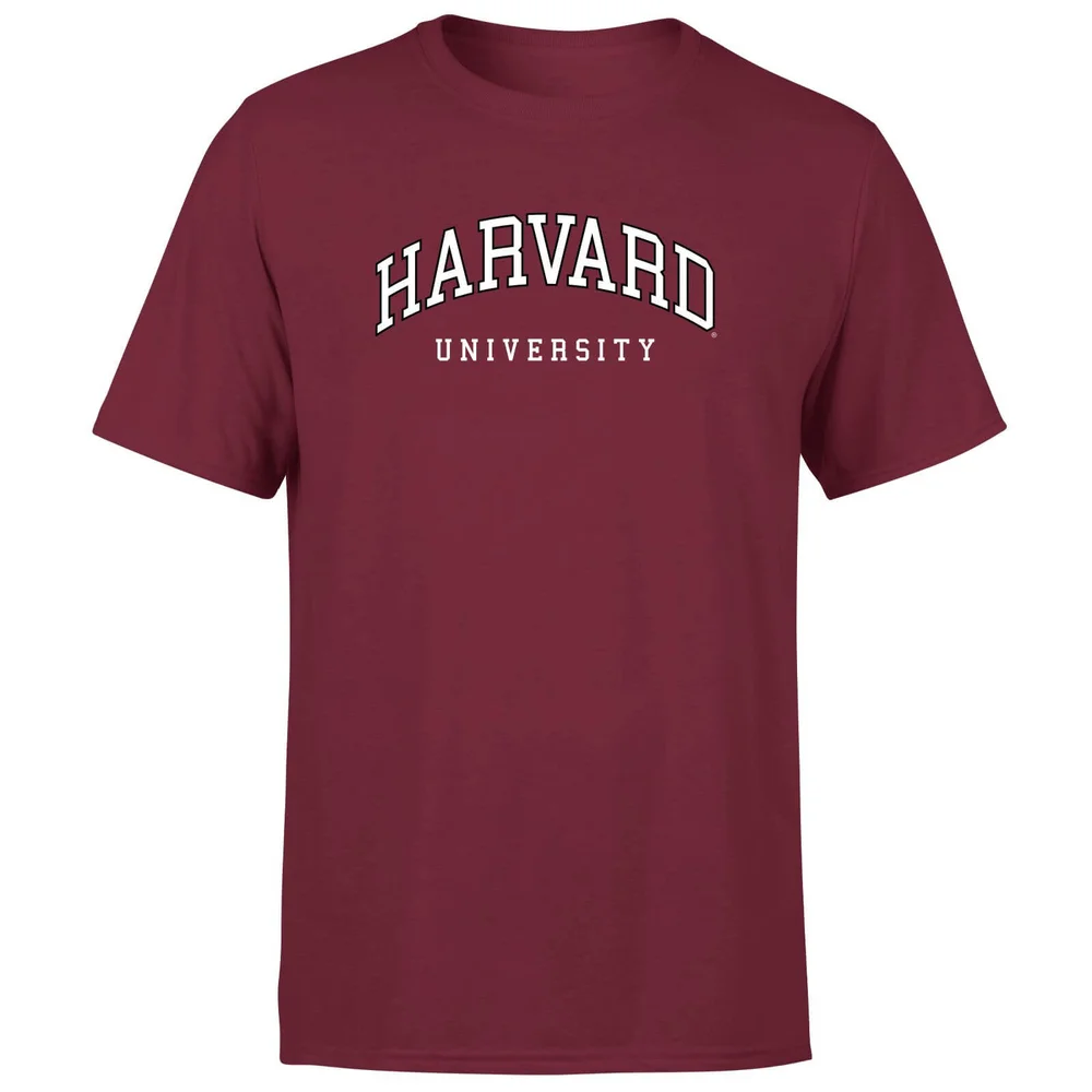 Harvard Burgundy Tee Men's T-Shirt - Burgundy - S Afbeelding 1