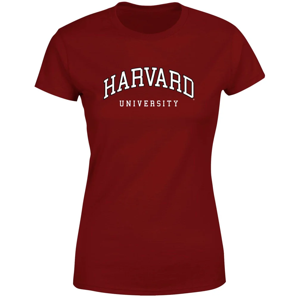 Harvard Burgundy Tee Women's T-Shirt - Burgundy - S Afbeelding 1
