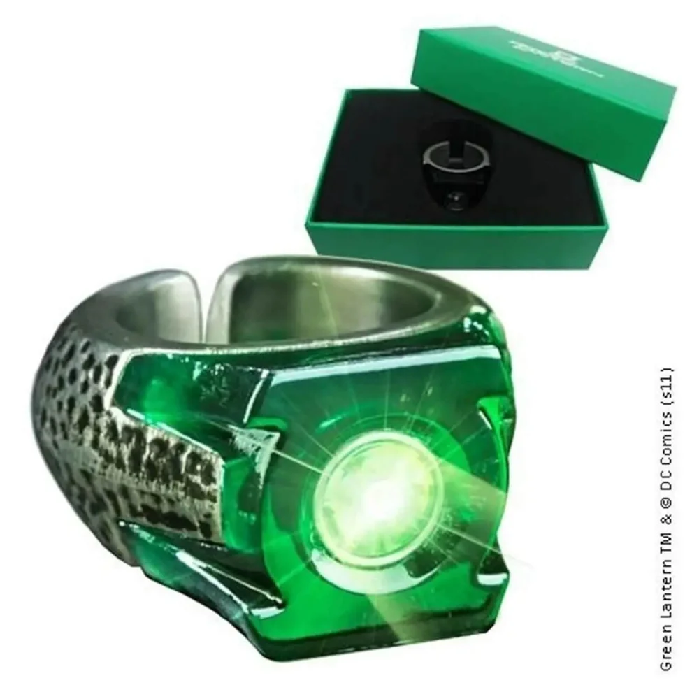 DC Comics Green Lantern Light-Up Ring Afbeelding 1