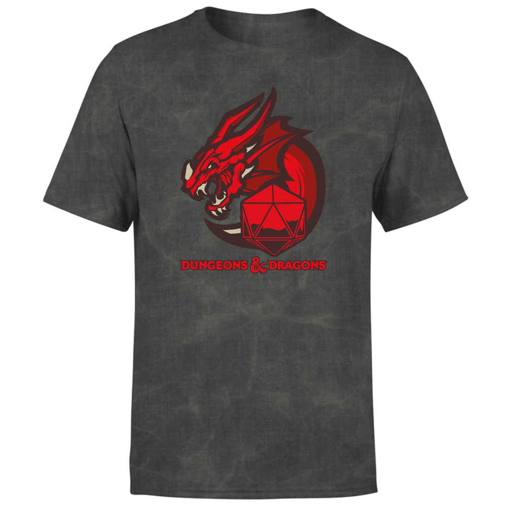 Dungeons & Dragons Esports D&D T-Shirt - Black Acid Wash - S Afbeelding 1