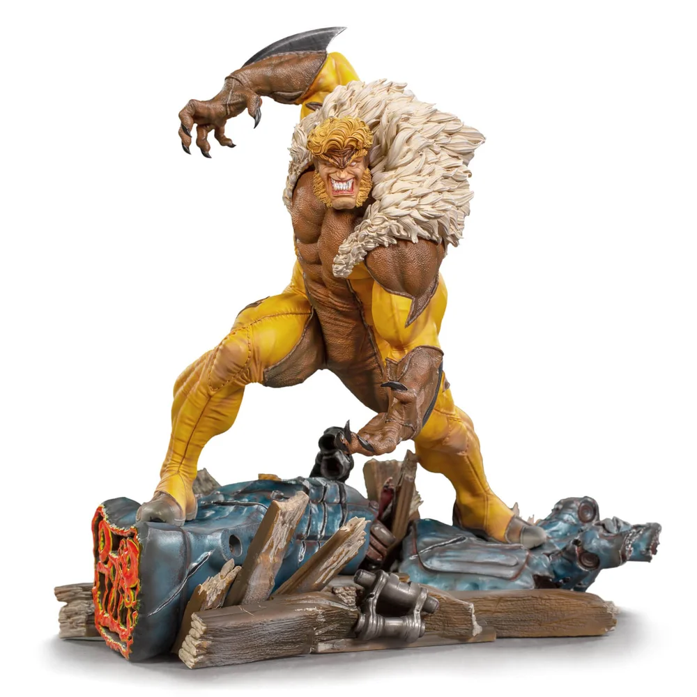 Iron Studios Marvel Comics BDS Art Scale Beeldje 1/10 Sabretooth 21 cm Afbeelding 1