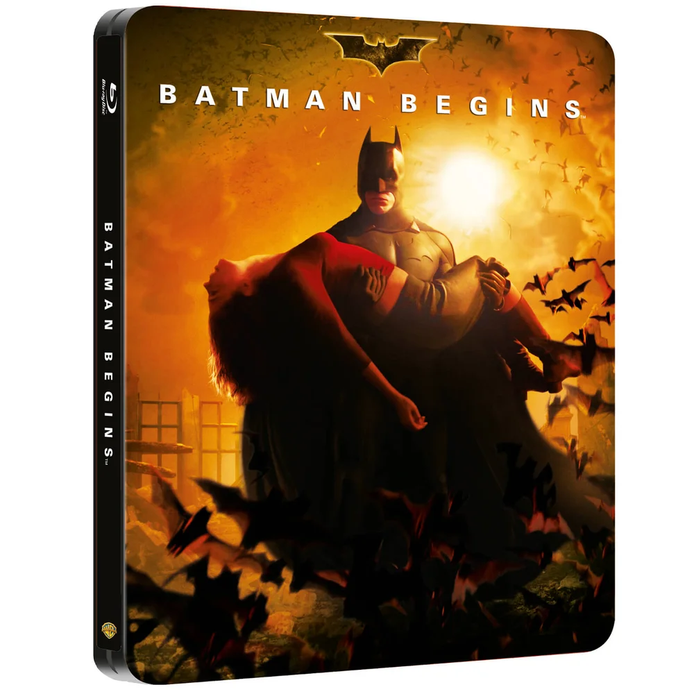 Batman Begins - Zavvi Exclusive 2 Disc Blu-ray Steelbook Afbeelding 1