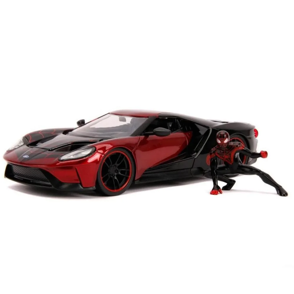 Jada Diecast 1:24 2017 Ford GT met Miles Morales Figuur Afbeelding 1