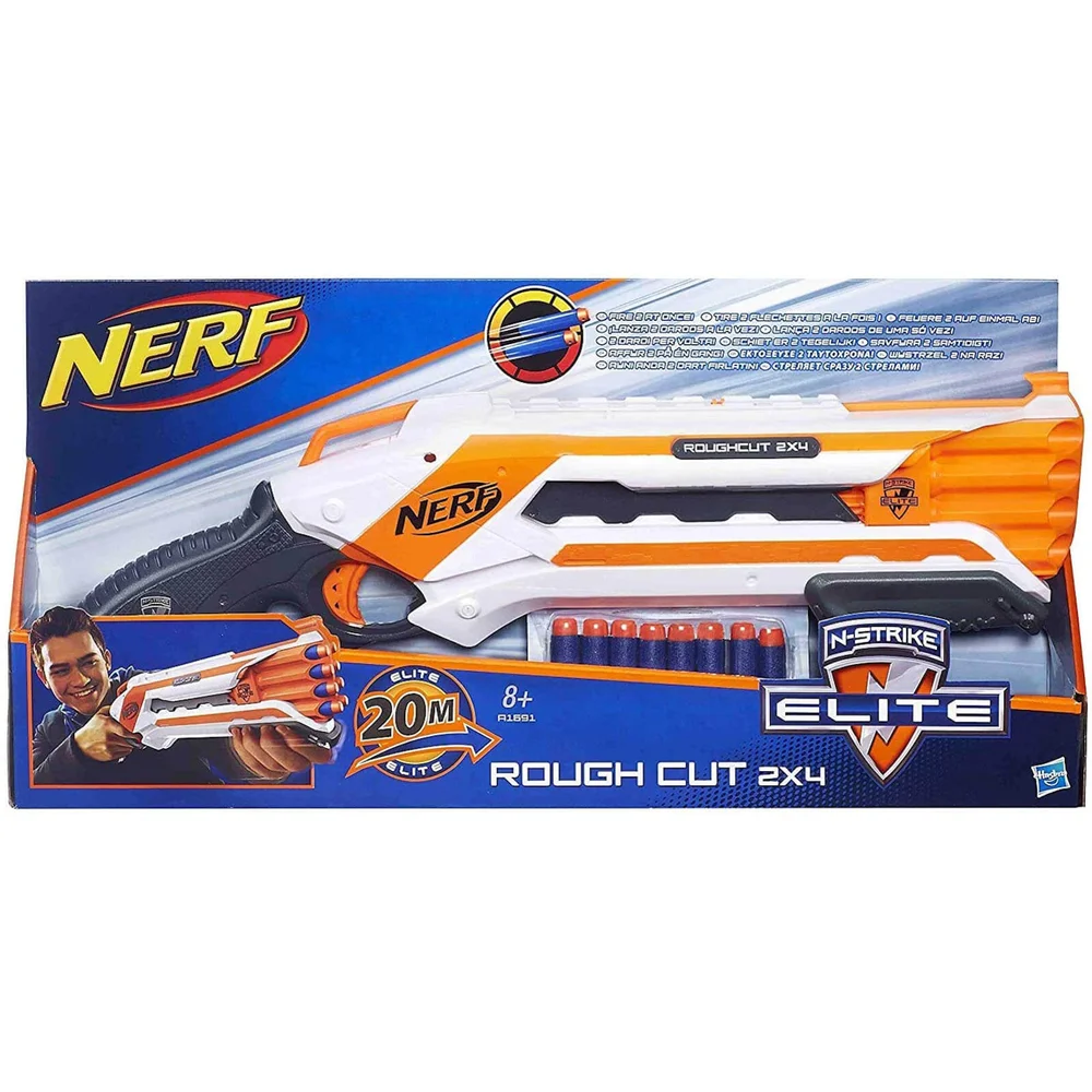 NERF Rough Cut 2x4 Elite Blaster Afbeelding 1