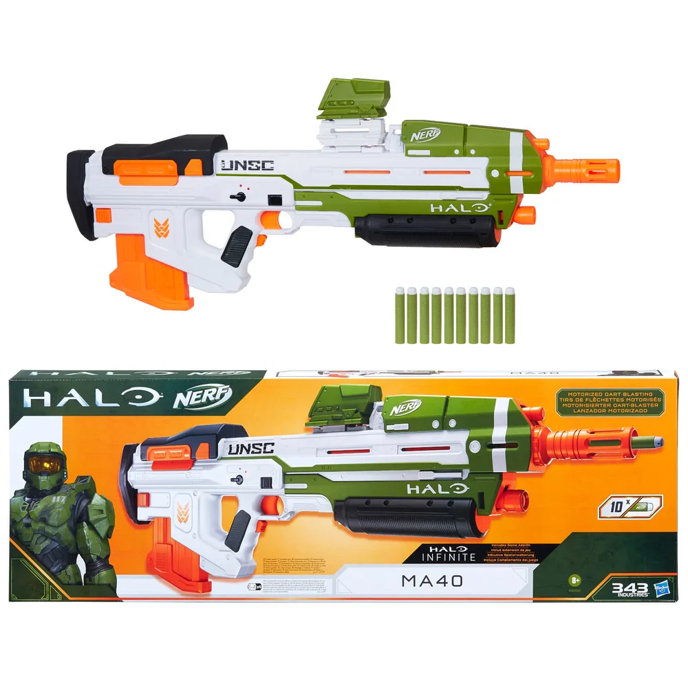 Nerf Halo MA40 Blaster Afbeelding 1