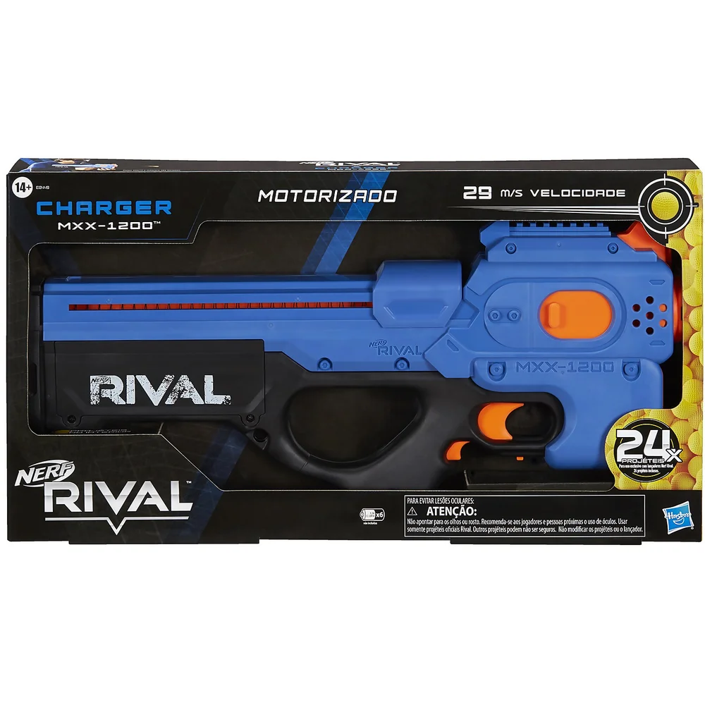 NERF Rival Charger MXX 1200 Blue Blaster Afbeelding 1