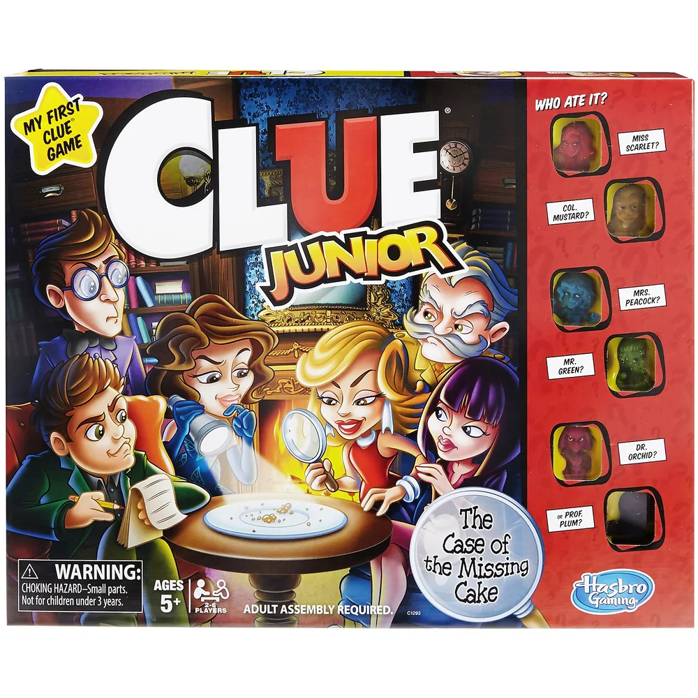 Cluedo Junior Mysterie Bordspel Afbeelding 1