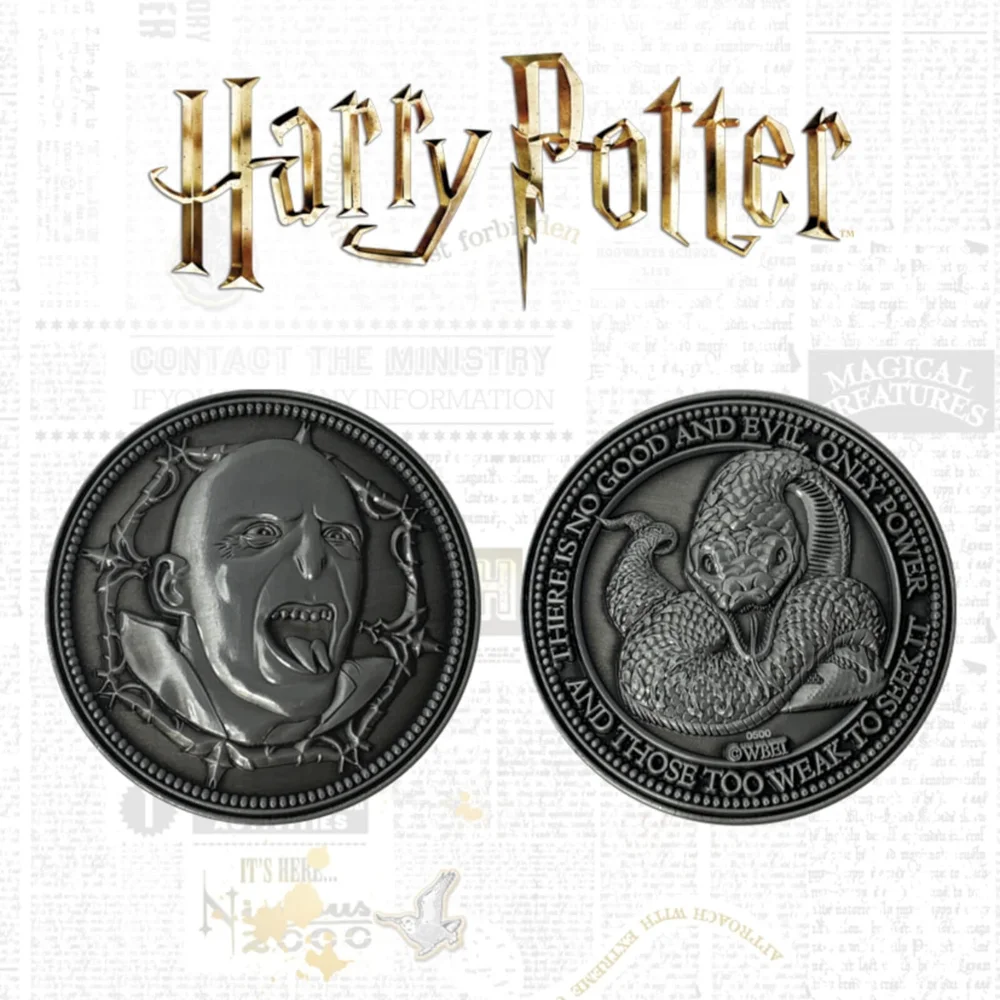 Harry Potter Limited Edition Verzamelmunt - Voldermort Afbeelding 1