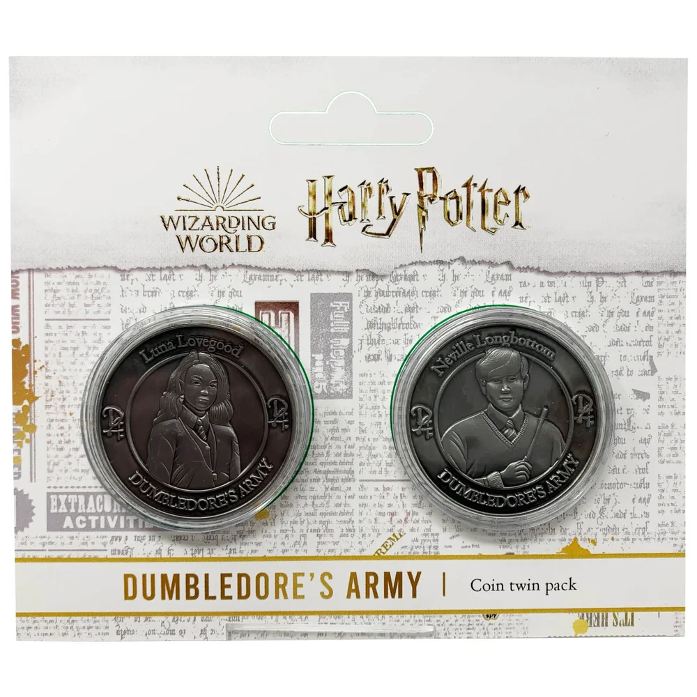 Harry Potter Perkamentus Leger Verzamel Munten Set : Neville en Luna Afbeelding 1