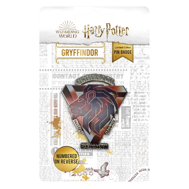 Harry Potter Limited Edition Gryffindor Speld Badge
