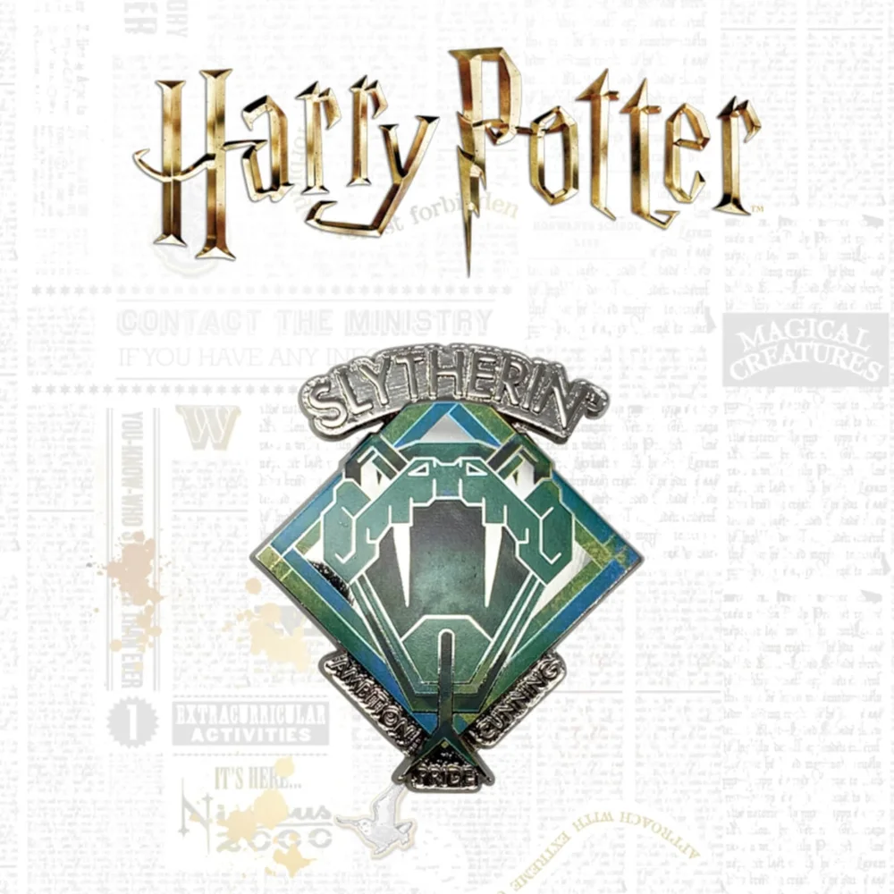 Harry Potter Limited Edition Slytherin Speld Badge Afbeelding 1