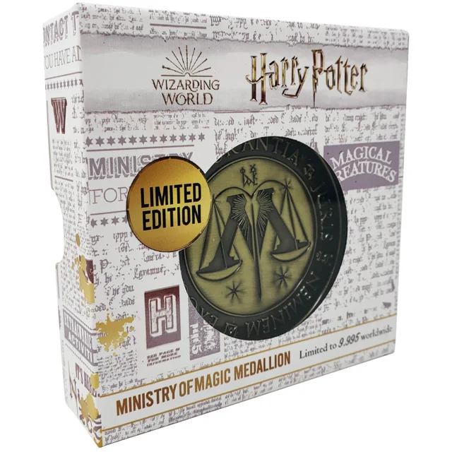 Harry Potter Limited Edition Medaillon - Ministerie van Toverkunst
