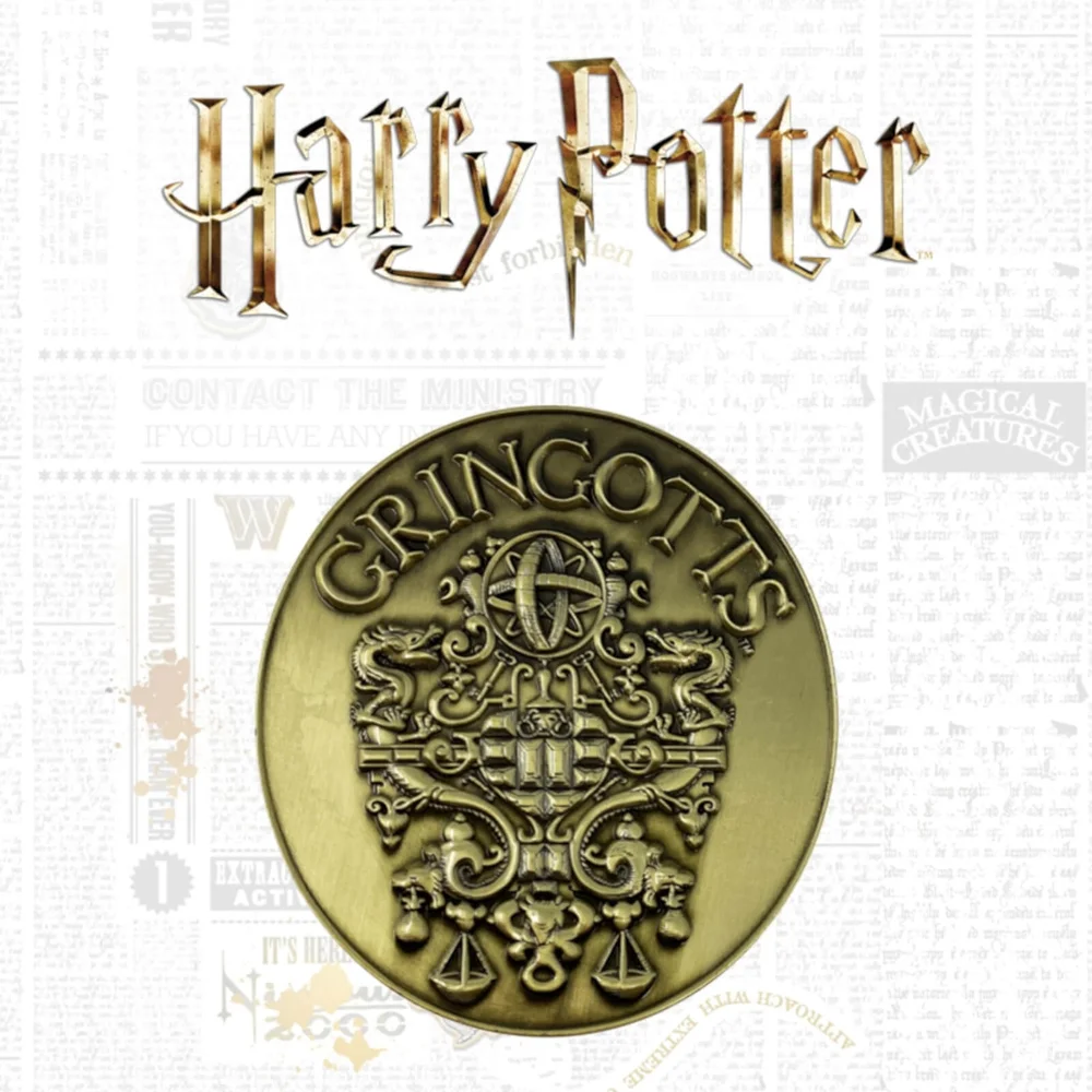 Harry Potter Limited Edition Medaillon - Gringotts Crest Afbeelding 1