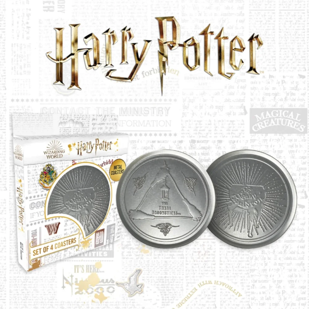Harry Potter Metalen Drank Onderzetters Afbeelding 1
