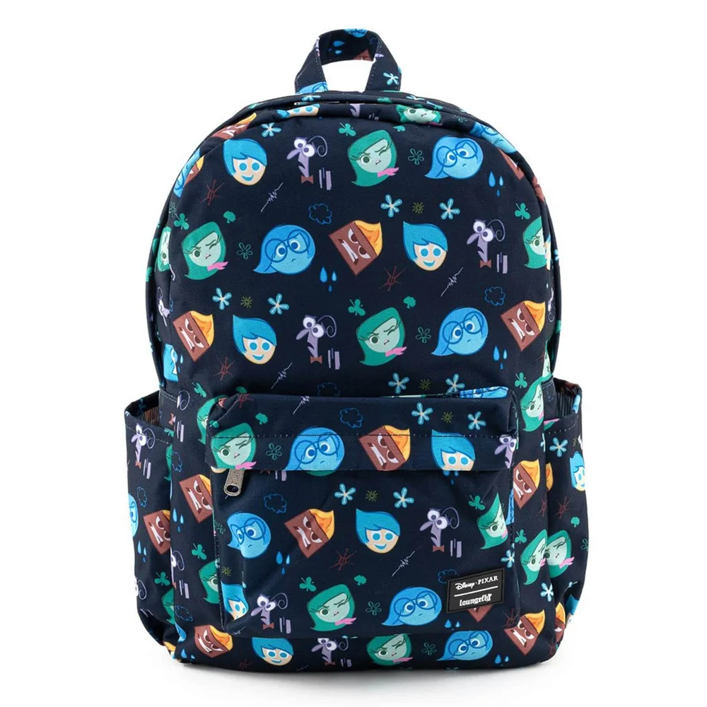 Loungefly Pixar Inside Out Emotion Heads AOP Nylon Backpack Afbeelding 1