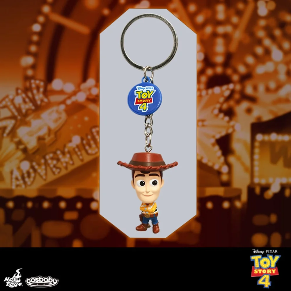 Hot Toys Cosbaby Toy Story 4 Woody Sleutelhanger Afbeelding 1