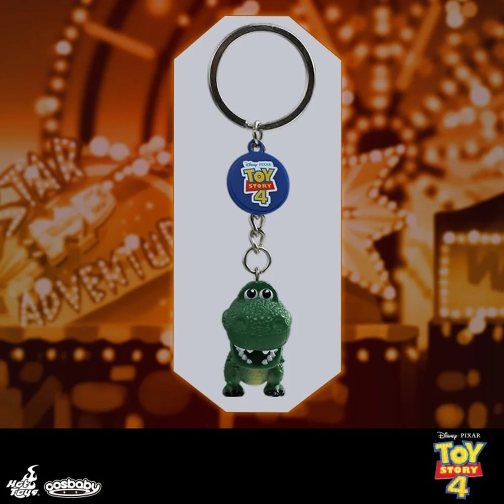 Hot Toys Cosbaby Toy Story Rex Sleutelhanger Afbeelding 1