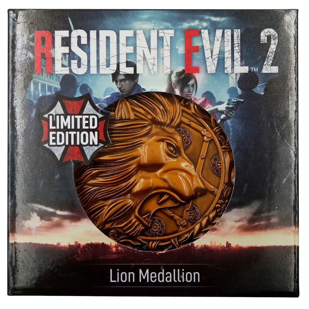 Resident Evil Limited Edition Lion Medallion Afbeelding 1