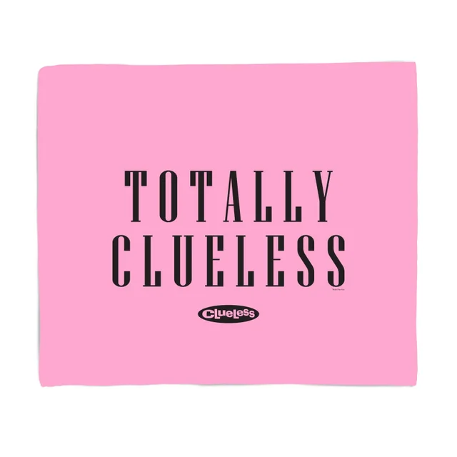 Clueless Totally Clueless Fleece Deken