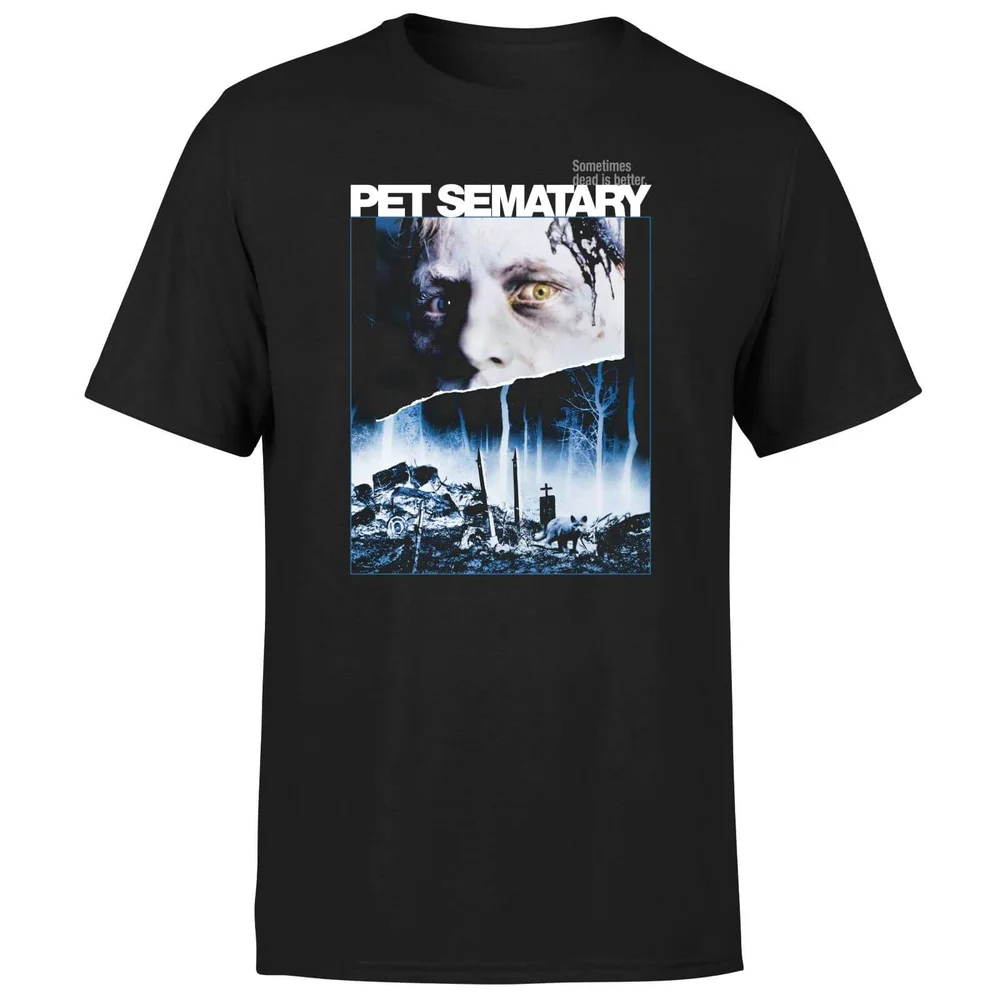 Pet Semetary Sometimes Dead Is Better Men's T-Shirt - Zwart - S Afbeelding 1