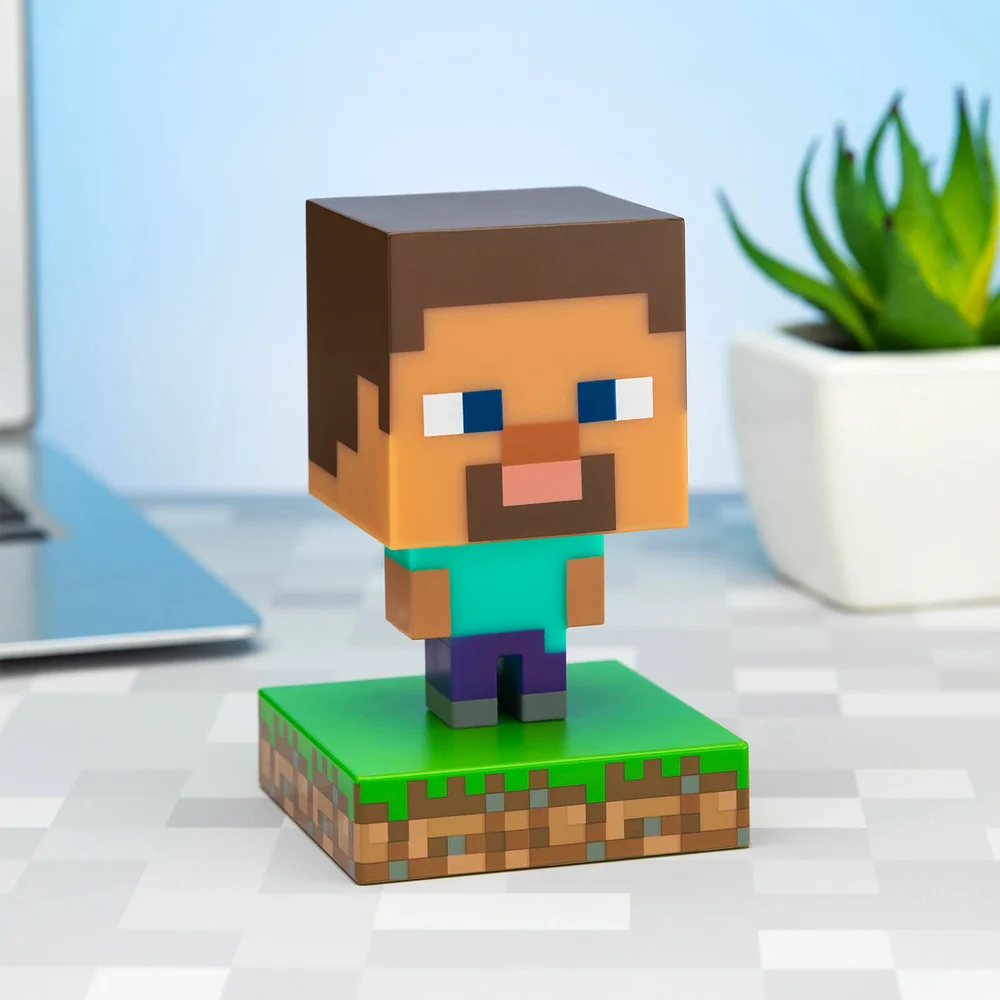 Minecraft Steve Pictogram Licht Afbeelding 1