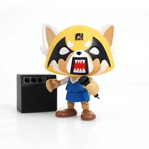 Aggretsuko Death Metal Wing Eyes Actie Vinylfiguur Afbeelding 1